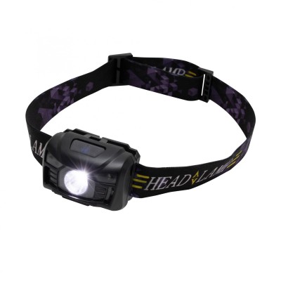 LED-es, tölthető fejlámpa, PIR, 100 lumen - HLP 7RP